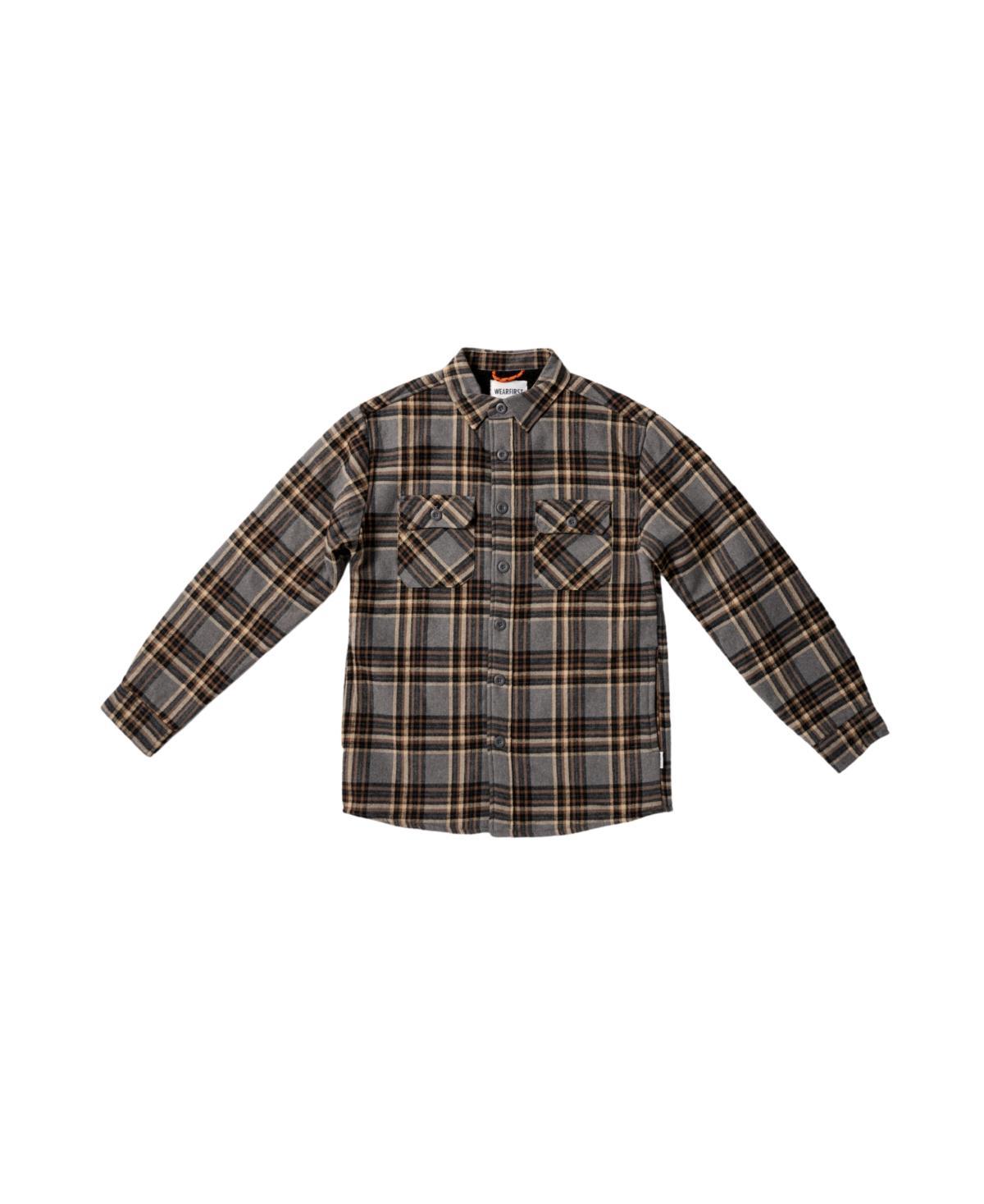 Expedition Sherpa Fleece Lined Mens Flannel Jacket Product Image