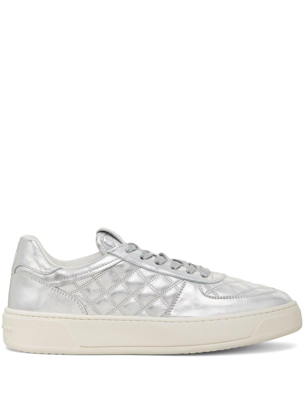 Sw Courtside Sleek Sneakers In Silver Product Image