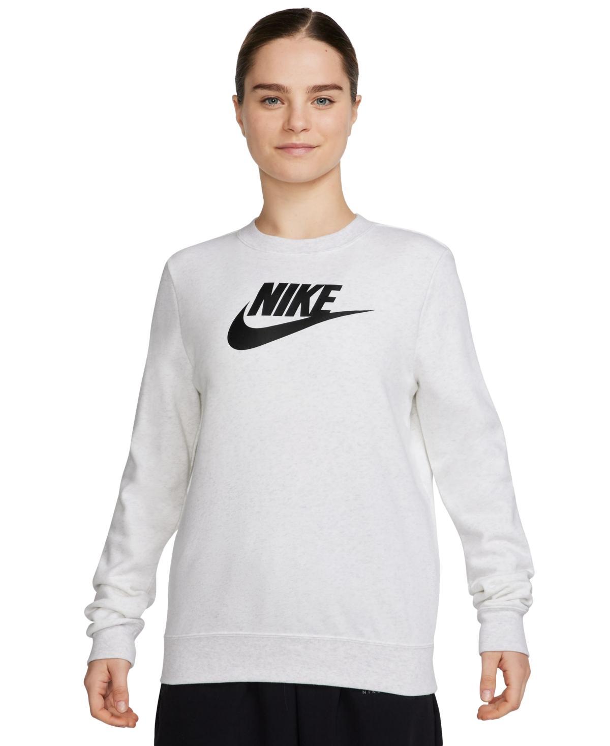 Nike Womens Sportswear Club Fleece Logo Sweatshirt - Green Frost Product Image