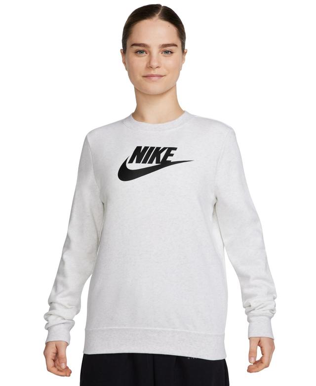 Nike Womens Sportswear Club Fleece Logo Sweatshirt - Green Frost Product Image