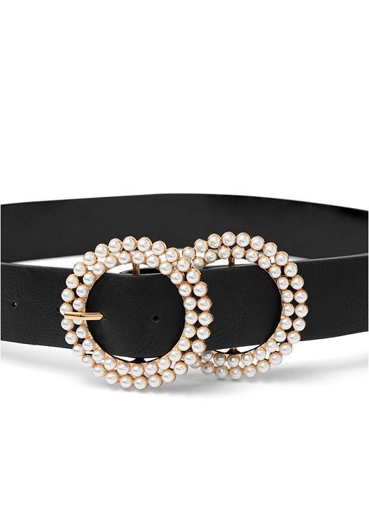 Pearl Double Buckle Belt Product Image