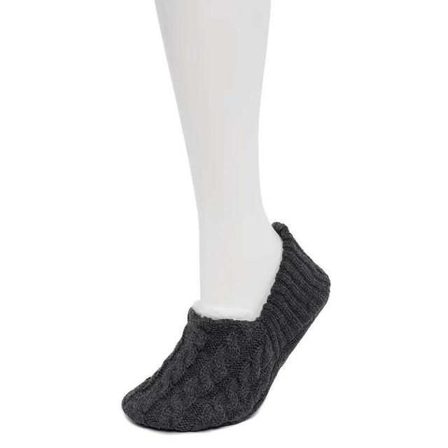 Womens Cuddl Duds Cozy Snug Ballerina Slipper Socks Product Image