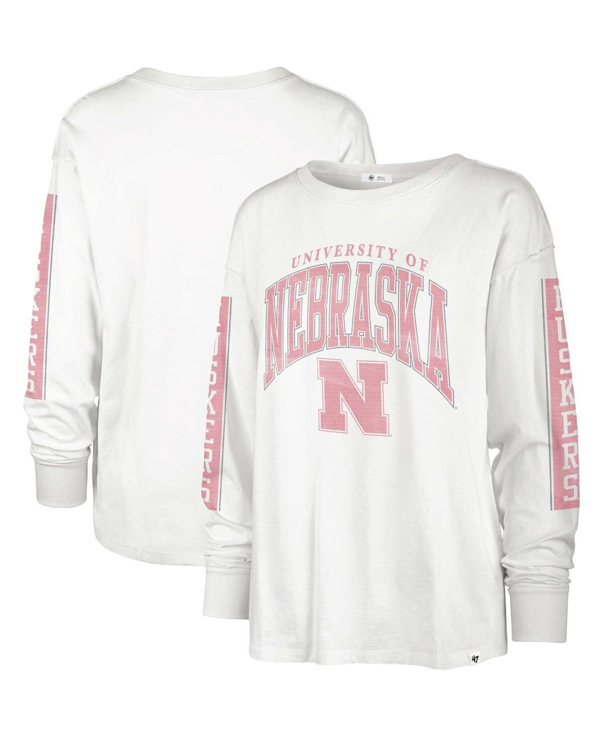 Womens 47 Nebraska Huskers Statement SOA 3-Hit Long Sleeve T-Shirt Product Image