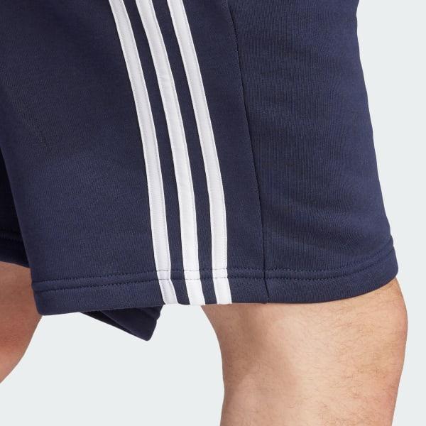 Essentials Fleece 3-Stripes Shorts Product Image