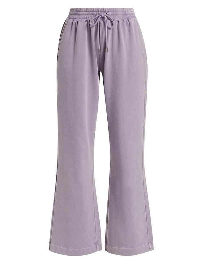 Womens Cotton-Blend Crop Sweatpants Product Image