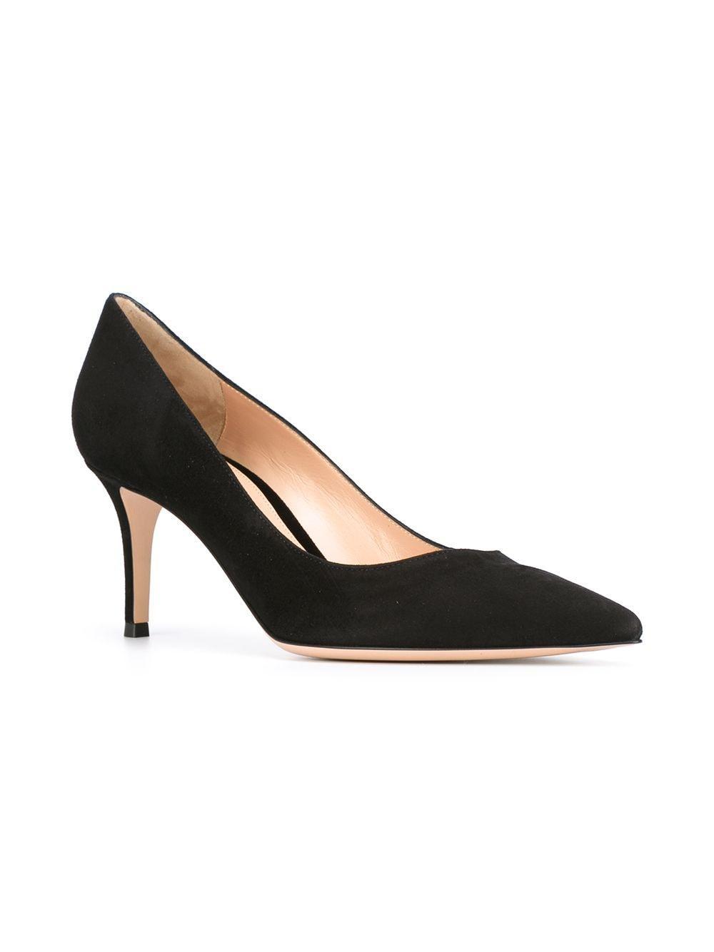 Gianvito 70mm Suede Pumps In Black Product Image