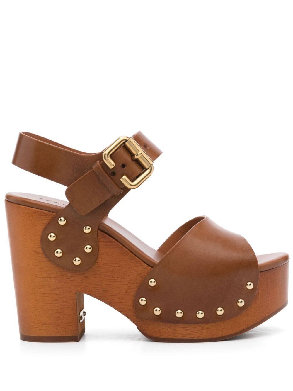 110mm Jeanette Sandals In Brown product image