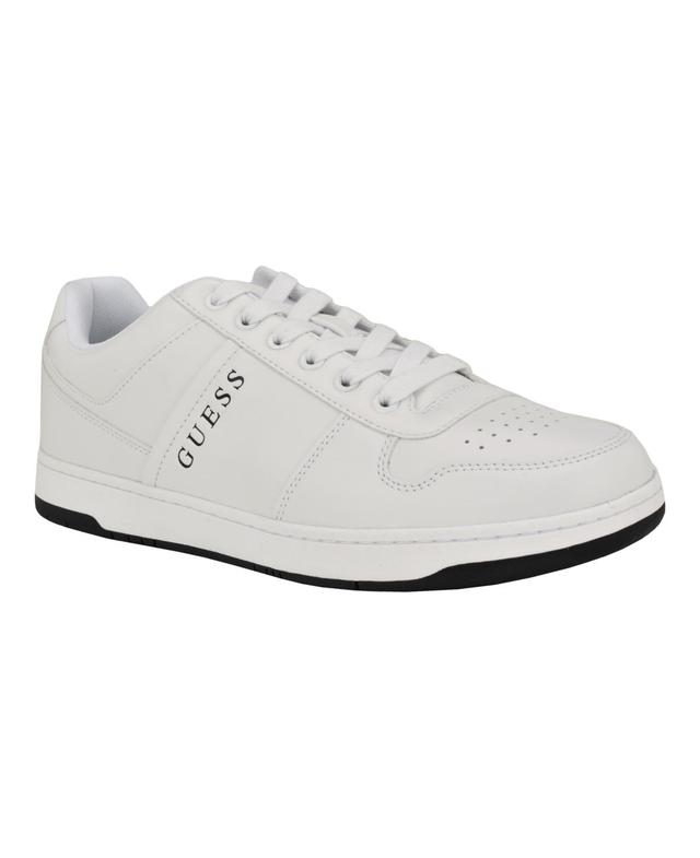 Guess Mens Tursan Low Top Fashion Court Sneakers - Black Product Image