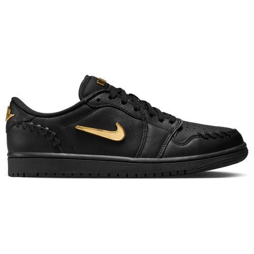 Jordan Womens Air 1 Low MM - Basketball Shoes Black/Gold Product Image