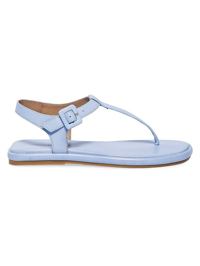 Womens Tucson Leather T-Strap Sandals Product Image