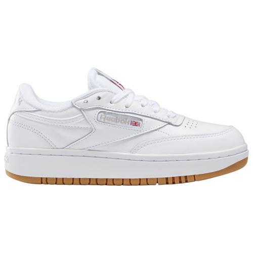 Reebok Womens Reebok Club C Double - Womens Shoes Gum/White Product Image