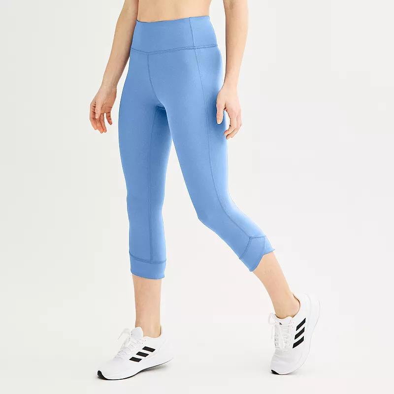 Womens Tek Gear Ultra Stretch Cross Hem Capri Leggings Product Image