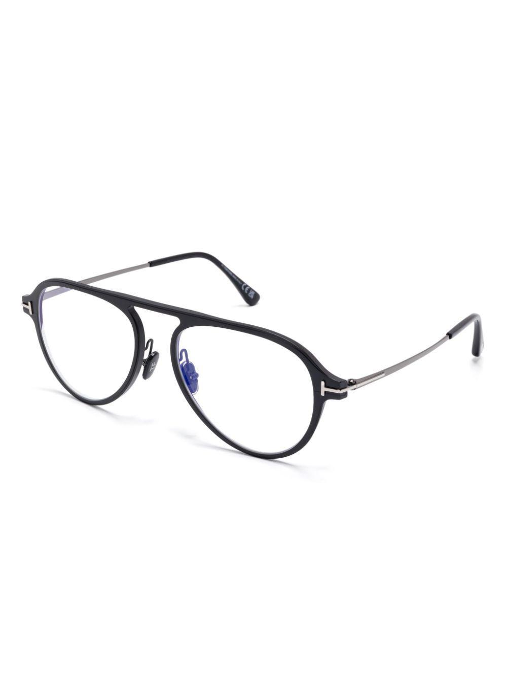 TOM FORD Pilot-frame Glasses In Black Product Image