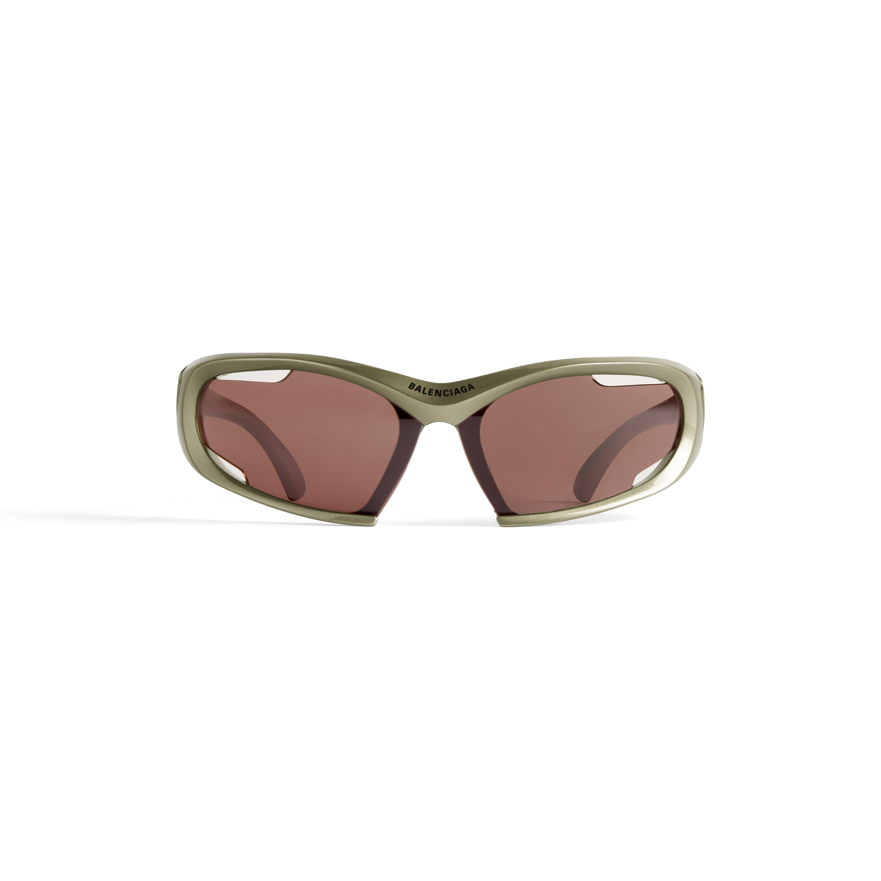 Dynamo Rectangle Sunglasses  in Green Product Image