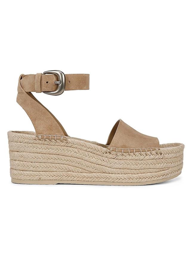 Vince Womens Belisa Square Toe Espadrille Platform Sandals Product Image