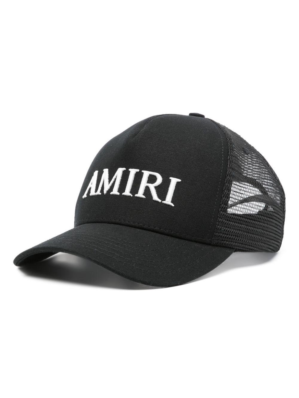 AMIRI Logo-embroidered Mesh Baseball Cap In Black Product Image