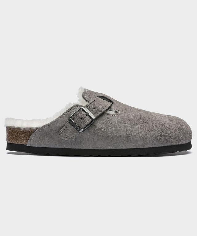 Birkenstock Boston Shearling in Stone Product Image