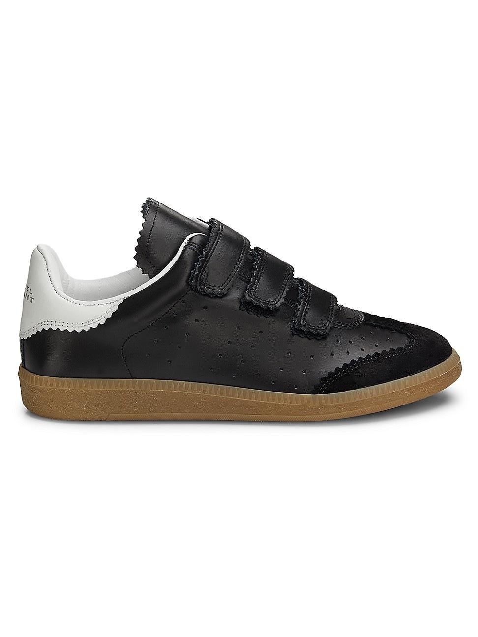 Womens Beth Leather Sneakers Product Image