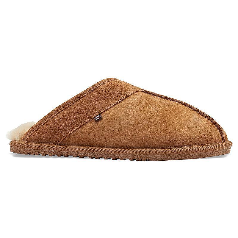 LAMO Doubleface Mens Scuff Slippers Brown Product Image