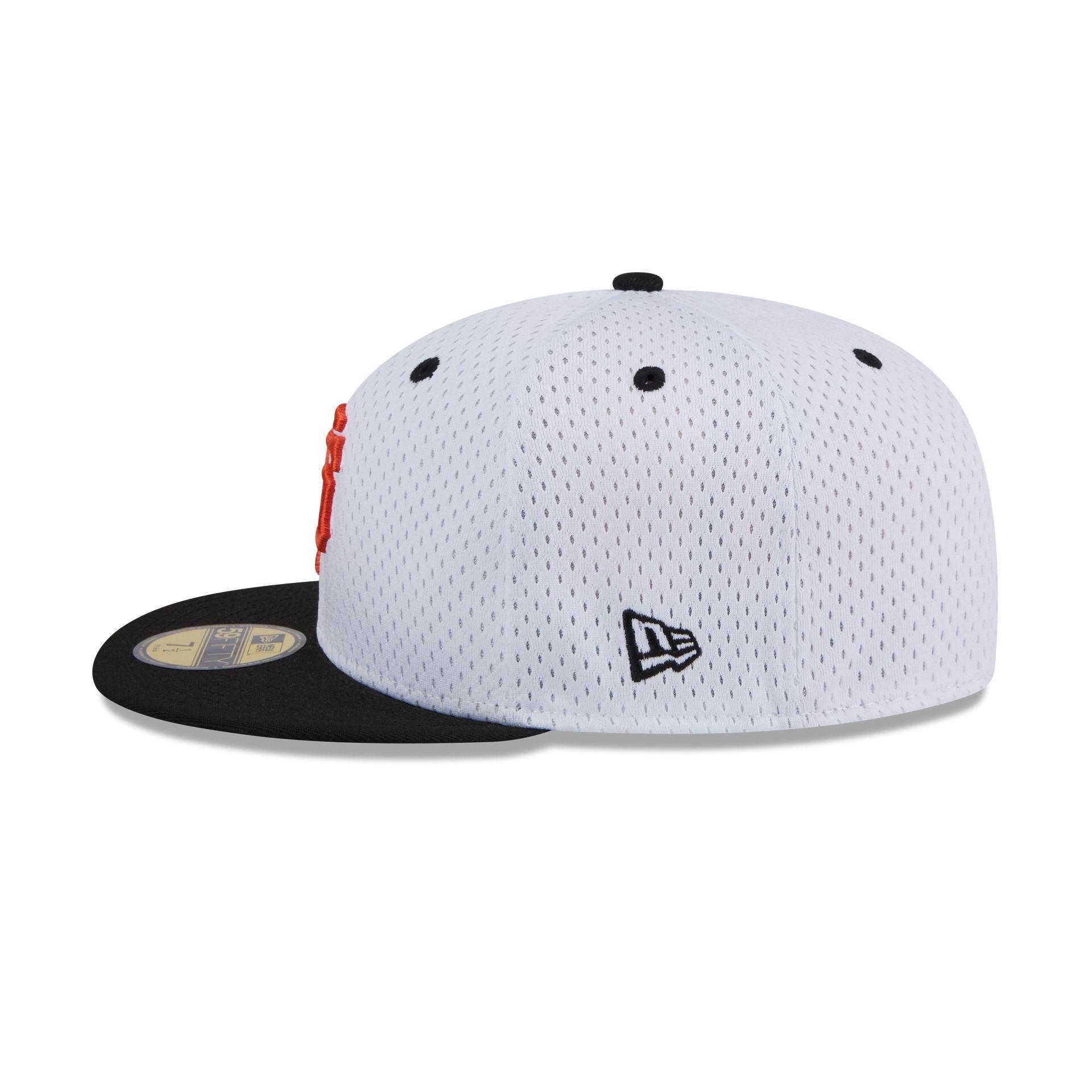 San Francisco Giants Throwback Mesh 59FIFTY Fitted Hat Male Product Image