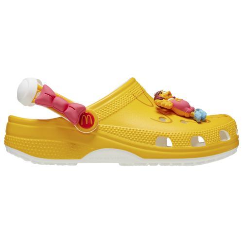 Crocs Womens McDonalds X Classic Clogs - Shoes Yellow/Pink Product Image