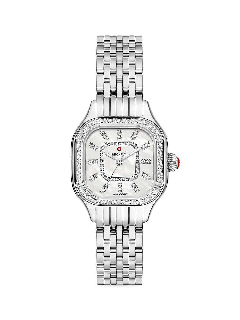 MICHELE Meggie Diamond Dial Bracelet Watch, 29mm Product Image