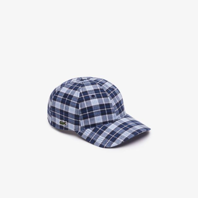 Organic Cotton Checkered Cap Product Image