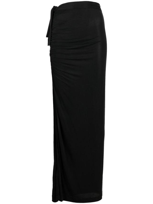 Hania draped maxi skirt Product Image