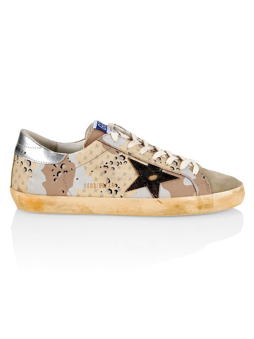 Mens Super-Star Camouflage Print Sneakers Product Image