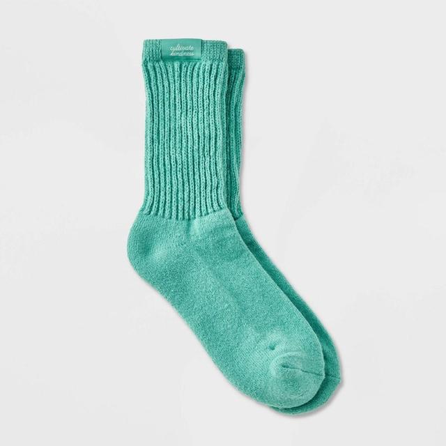 Womens Cultivate Kindness Ribbed Ultra Soft Cushioned Crew Socks - Auden 4-10 Product Image