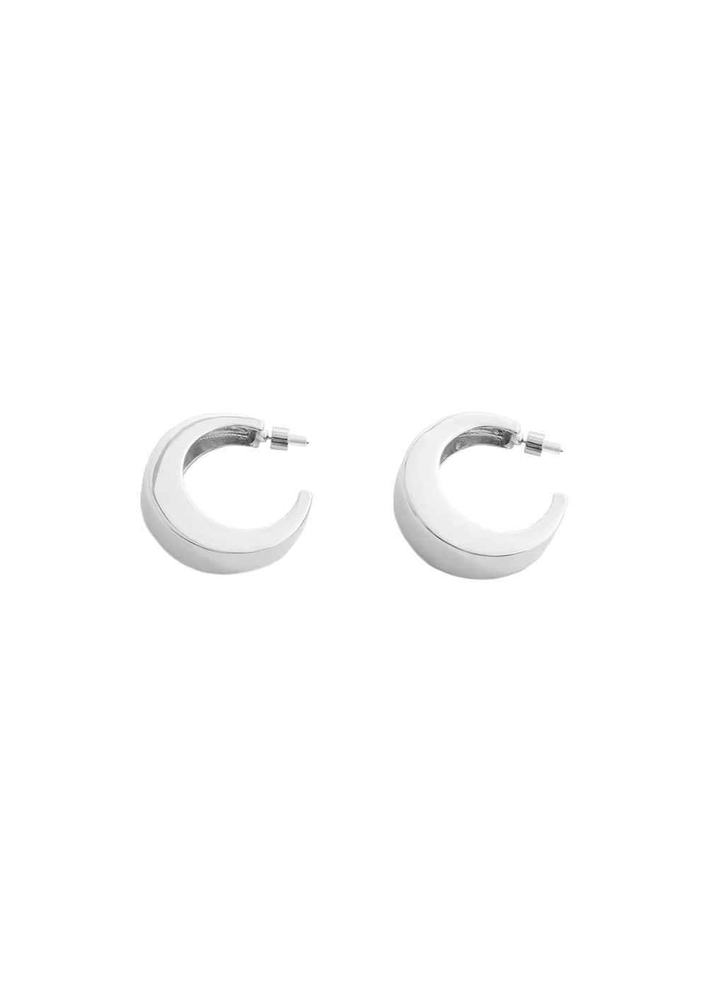 MANGO - Volume hoop earrings - One size - Women Product Image