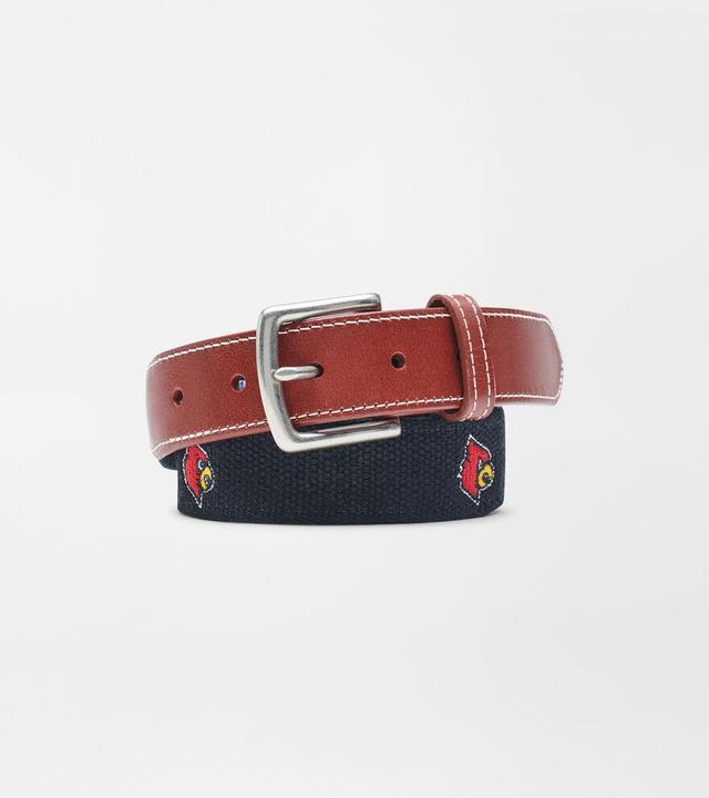 Peter Millar Mens Louisville Belt | Color: Black | Size: 44 Product Image