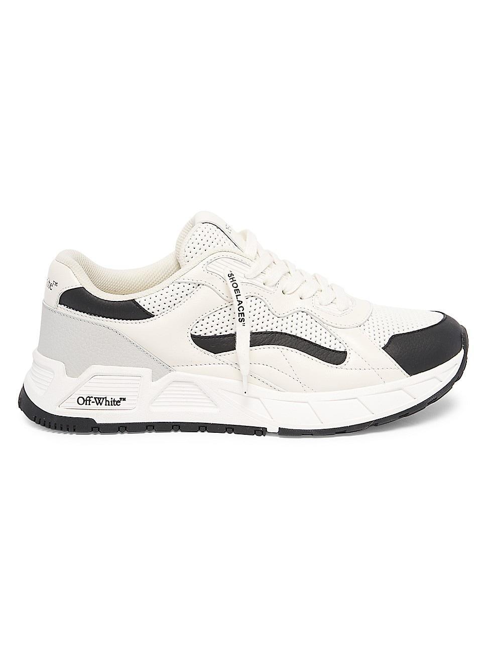 Mens Runner B Leather Low-Top Sneakers Product Image