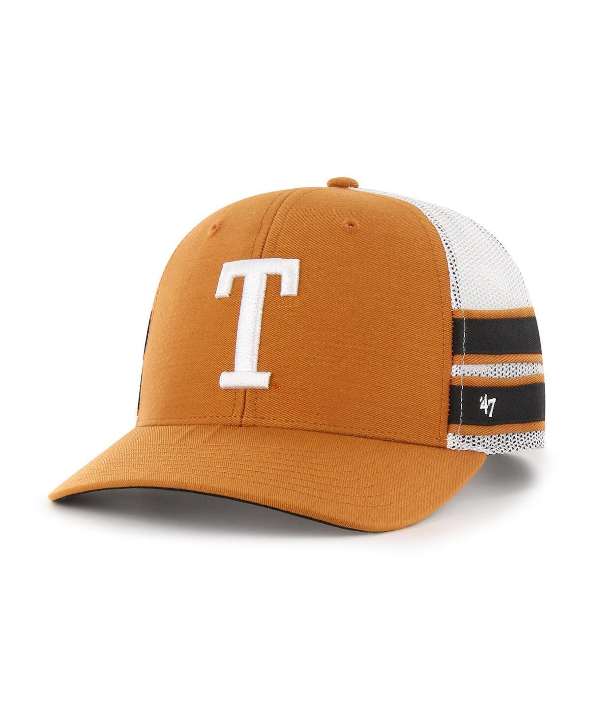 Mens 47 Texas Orange Texas Longhorns Straight Eight Adjustable Trucker Hat Product Image