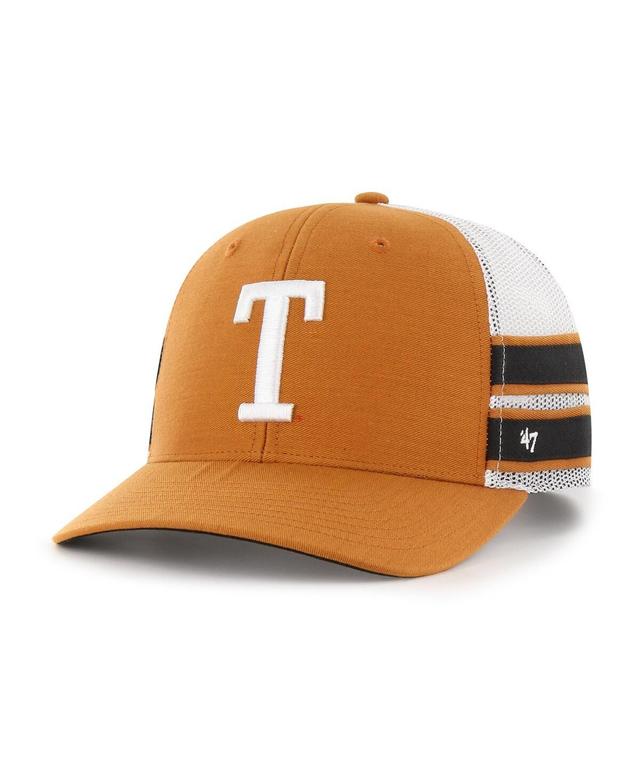 Mens 47 Texas Orange Texas Longhorns Straight Eight Adjustable Trucker Hat Product Image