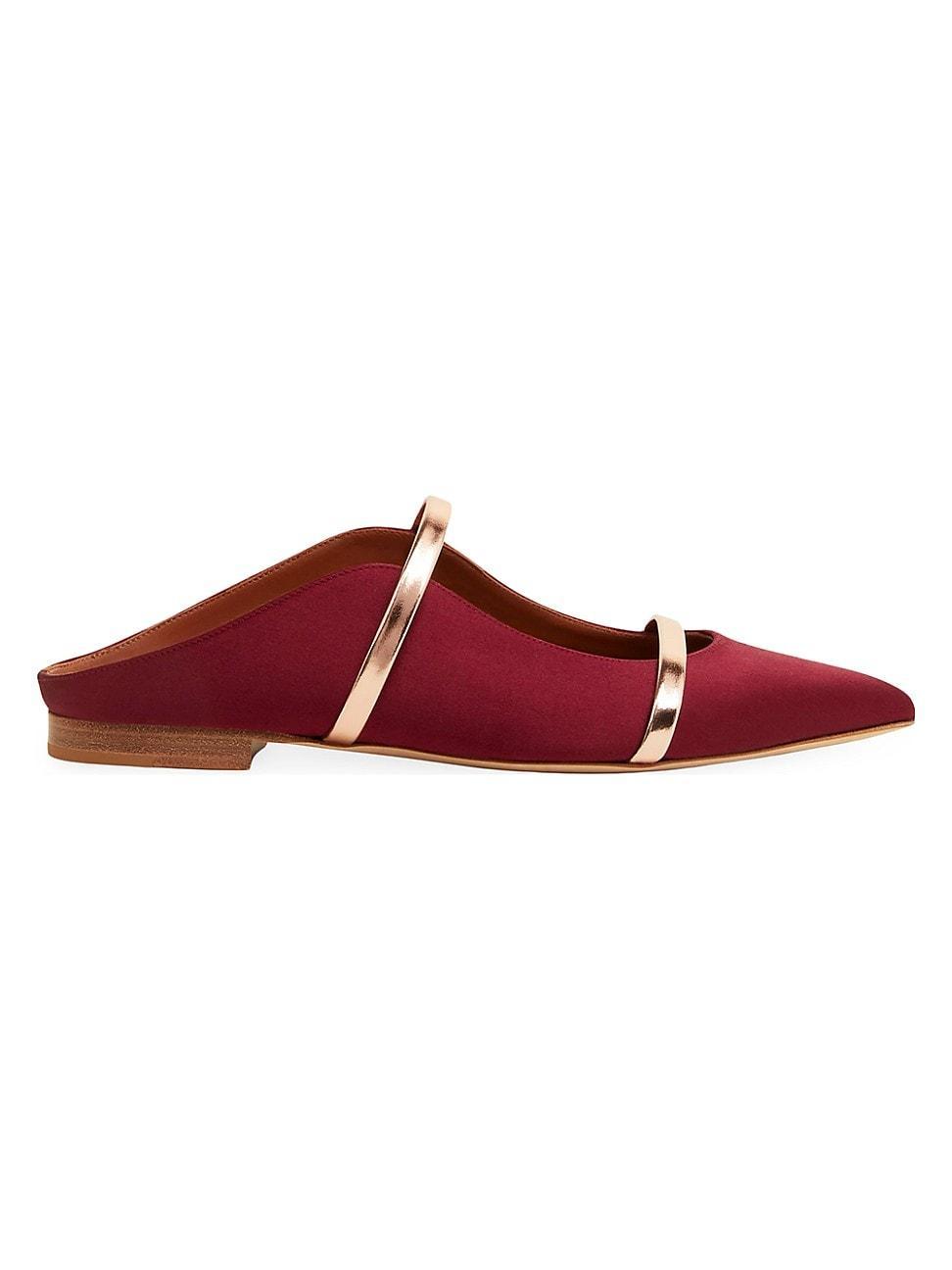 Womens Maureen Satin Flat Mules Product Image