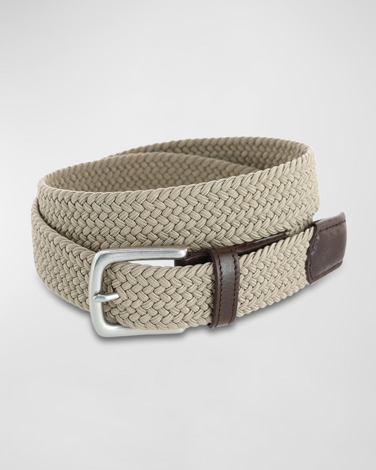 Mens Riverside Woven Rayon Leather Belt Product Image