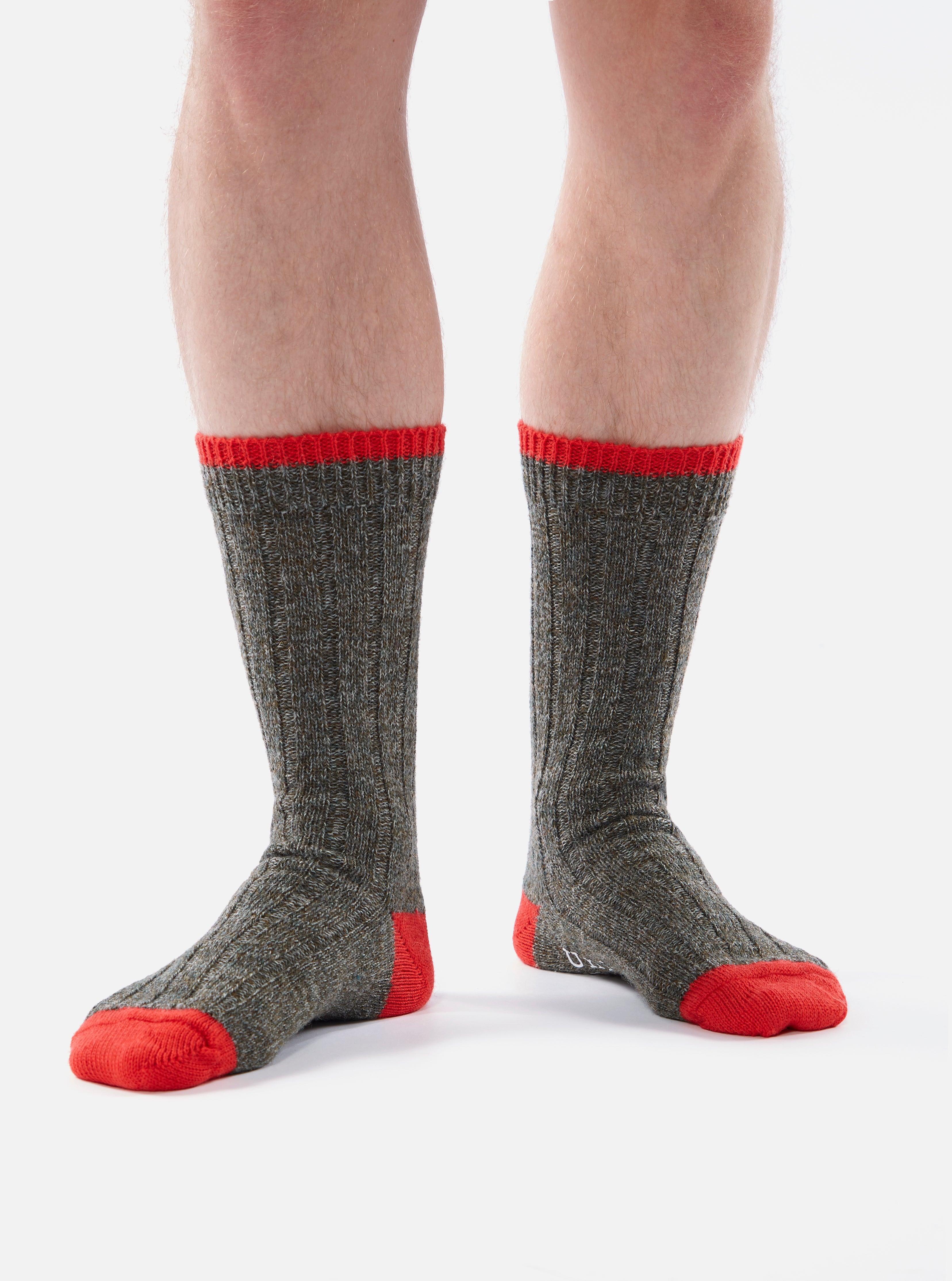 Universal Works Hike Sock In Derby Wool Product Image