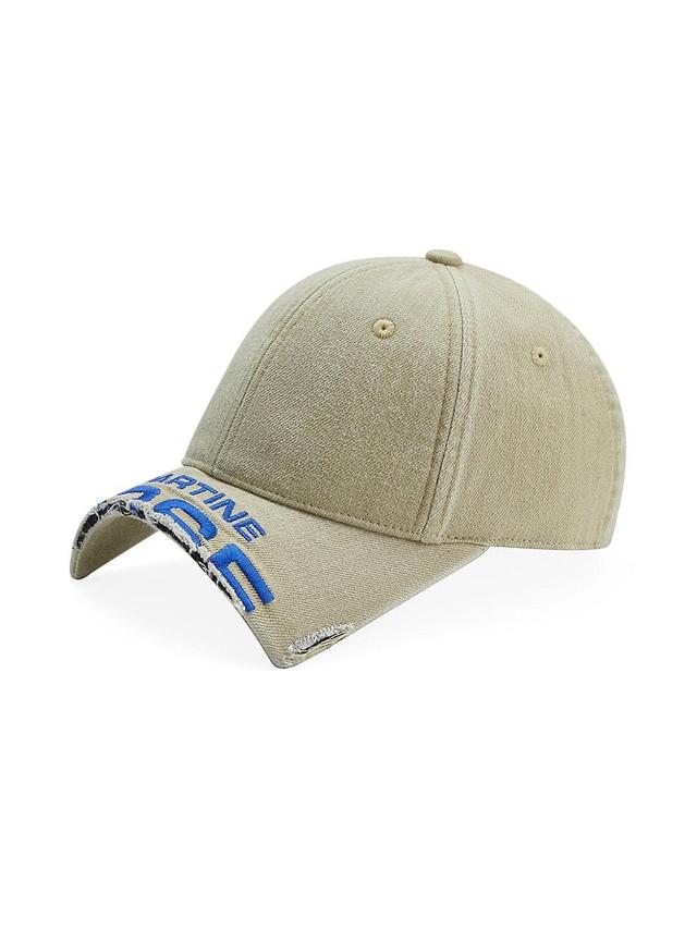 Mens Logo Distressed Cotton Cap Product Image