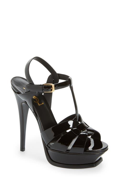 Saint Laurent Tribute T-Strap Platform Sandal Product Image