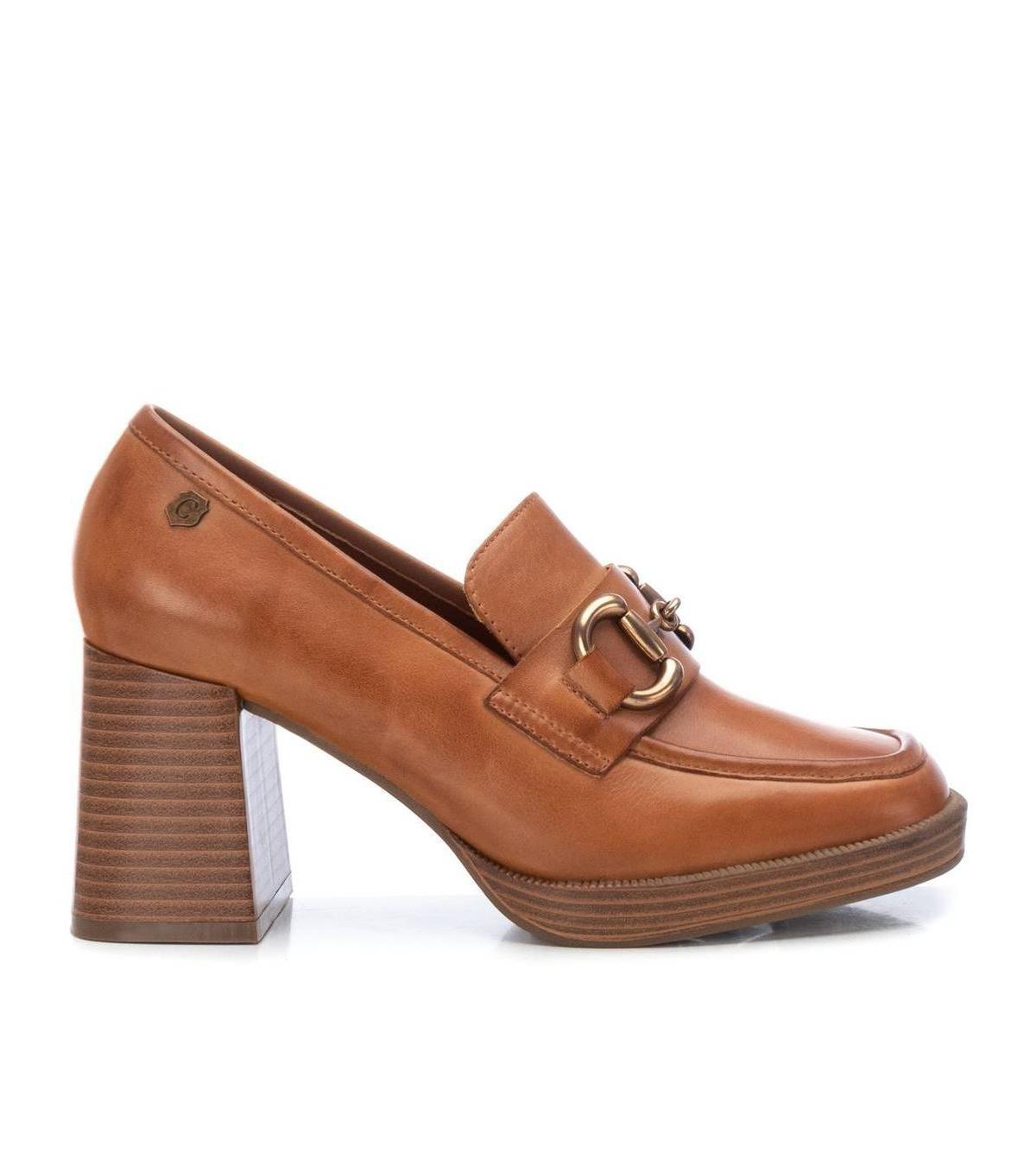 Carmela Collection, Womens Leather Heeled Loafers By Xti Product Image