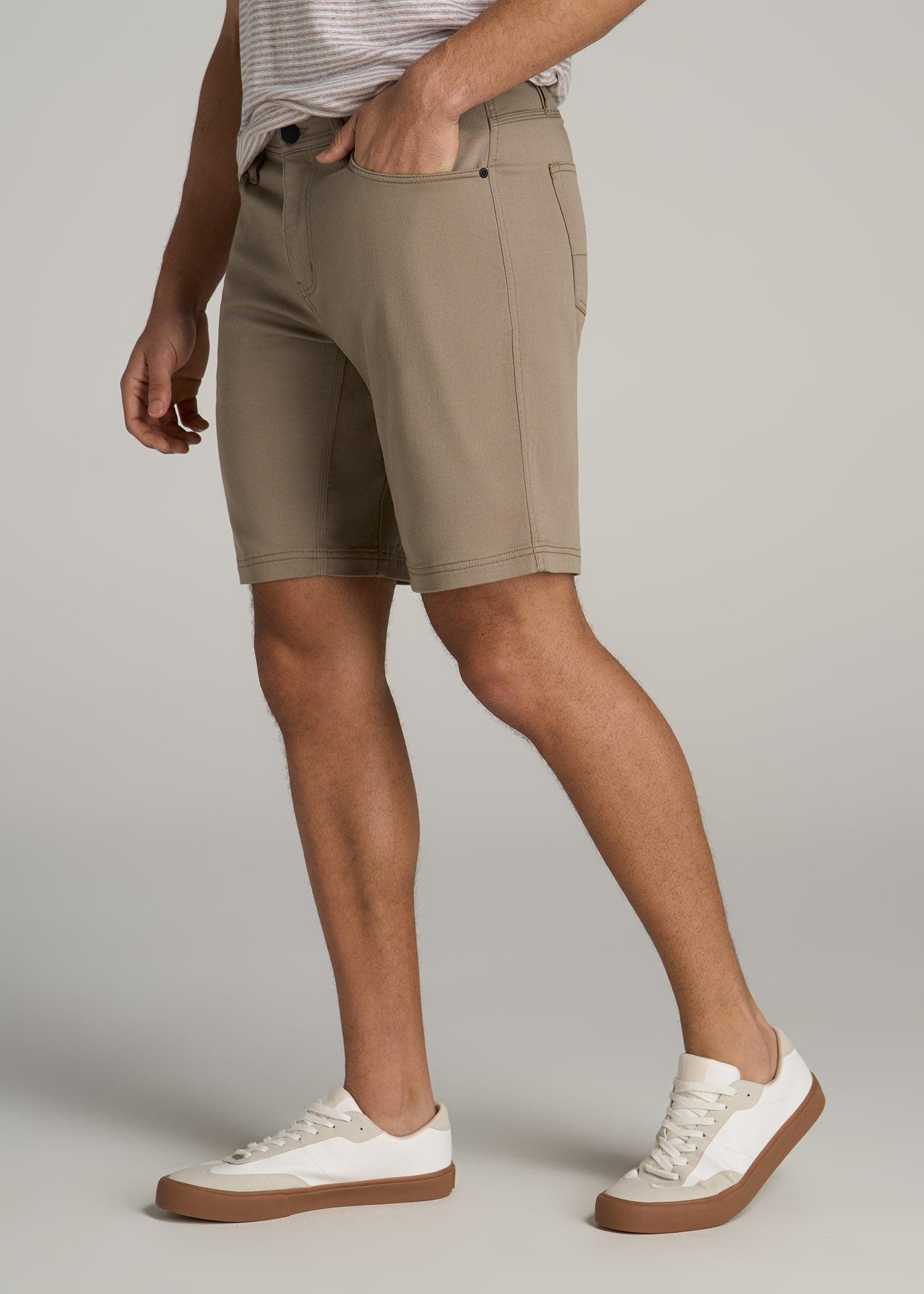 Everyday Comfort 5 Pocket Short for Tall Men in Dark Sand Product Image