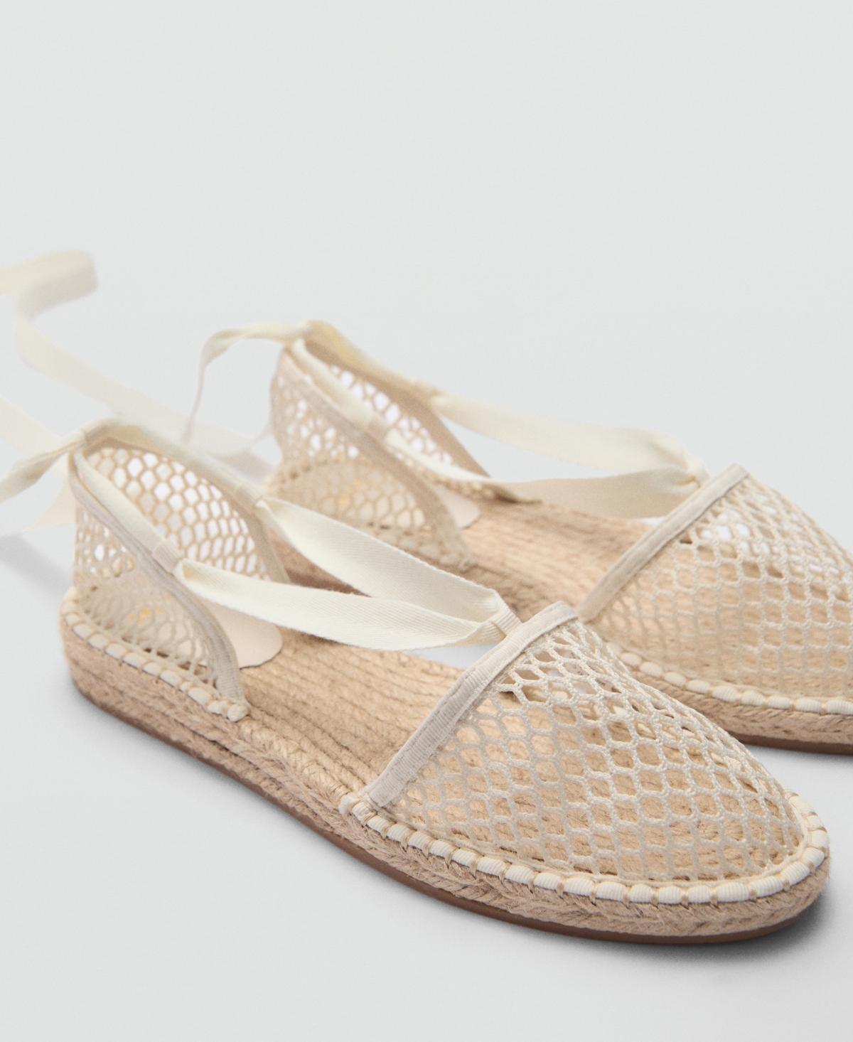 Mango Womens Openwork Espadrilles product image