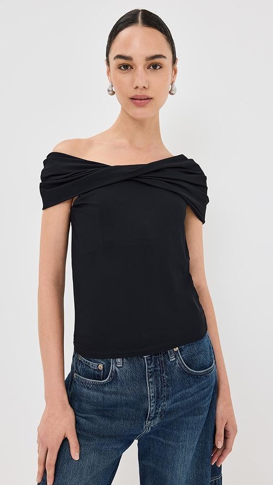 Róhe Asymmetrical Off Shoulder Top | Shopbop Product Image