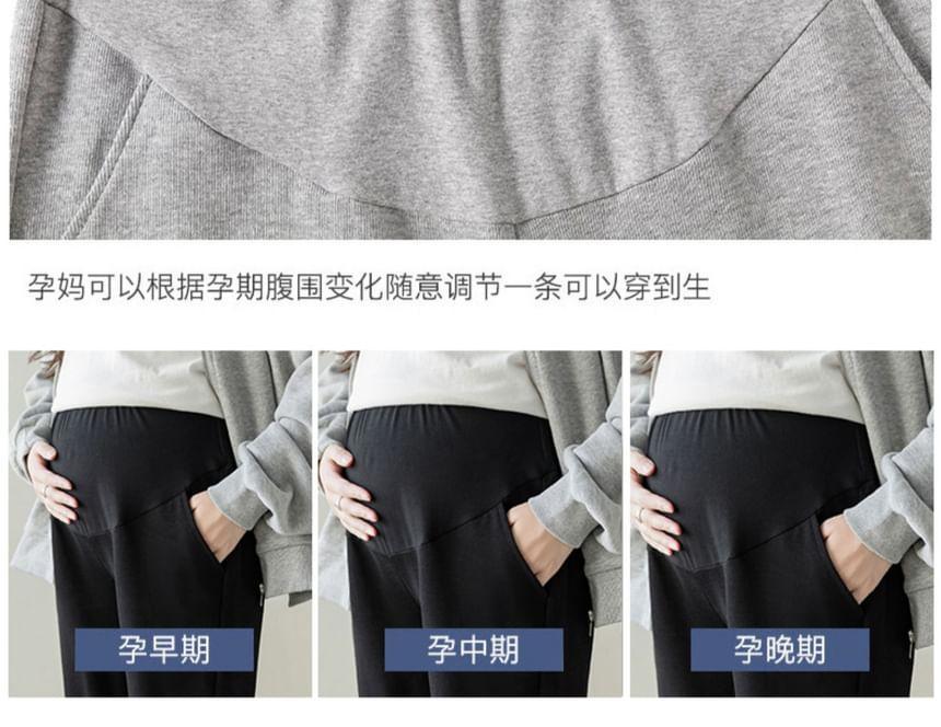 Maternity High Rise Plain Tapered Pants Product Image