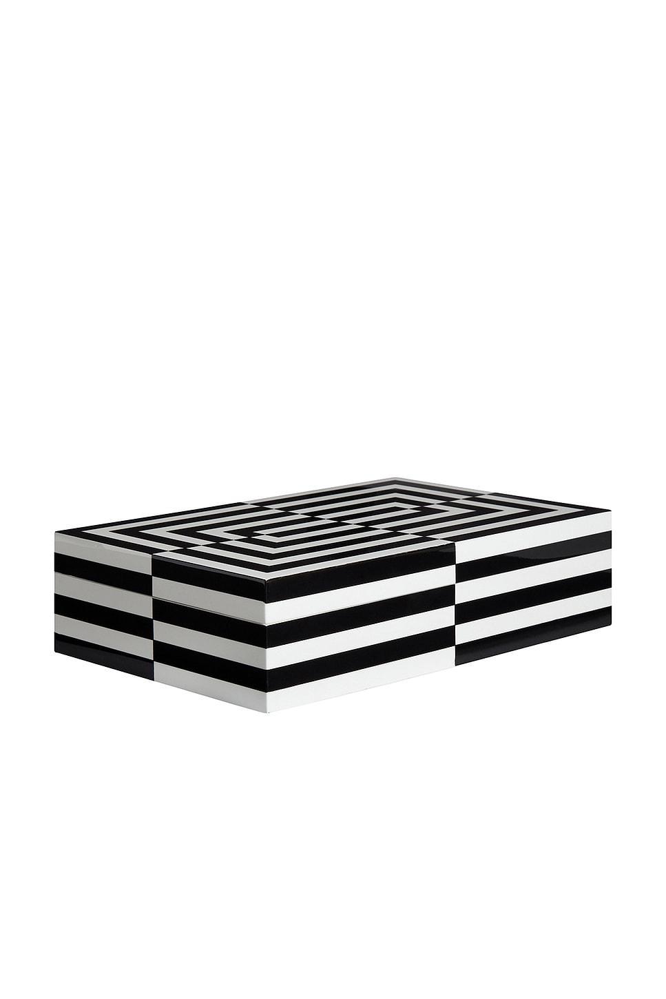 Large Op Art Lacquer Box Jonathan Adler Product Image