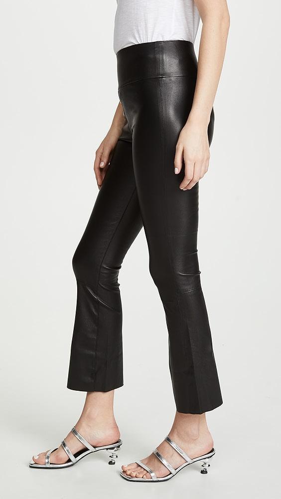 SPRWMN Leather Crop Flare Leggings | Shopbop Product Image