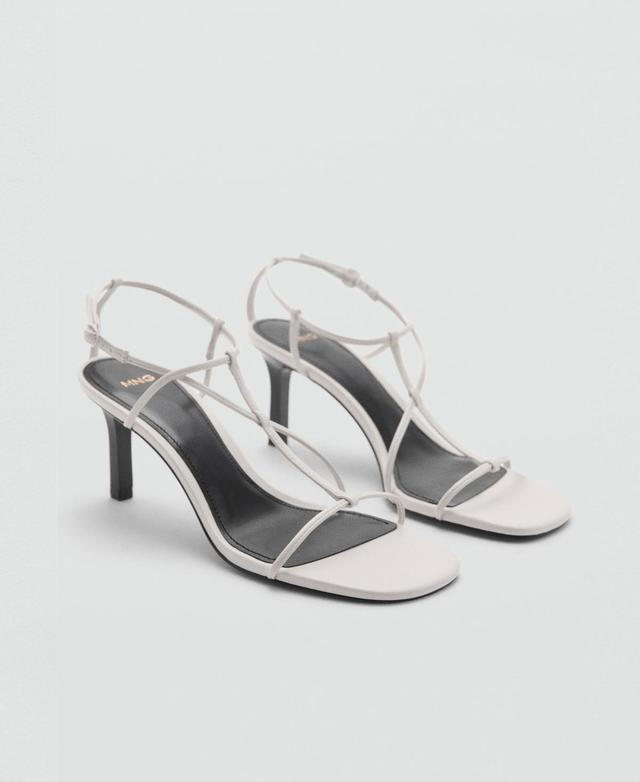 Mango Womens Criss-Cross Straps Sandals Product Image