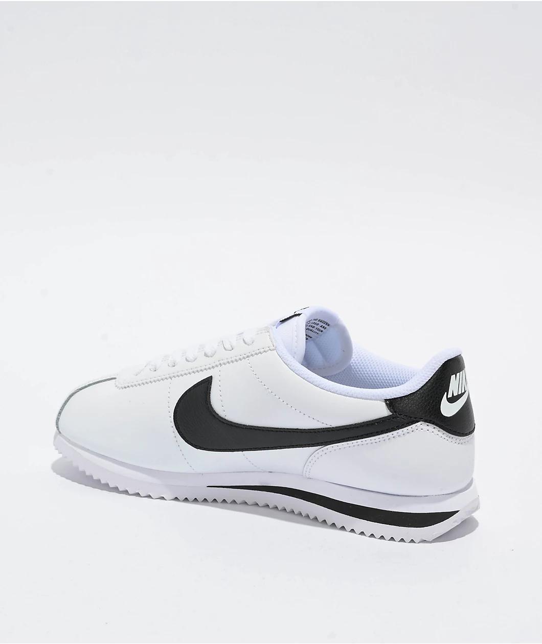 Nike Women's Cortez White & Black Shoes Product Image