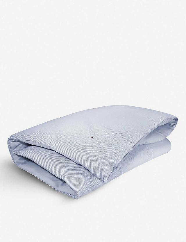 POLO RALPH LAUREN Blue Oxford Duvet Cover Single Product Image